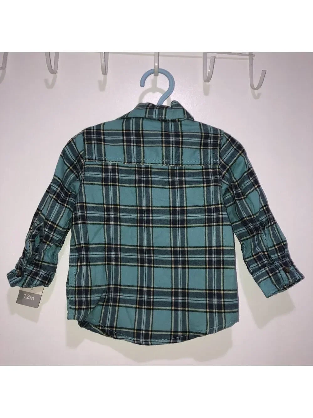 𝅺NWT Carter's Flannel shirt Size 12 month